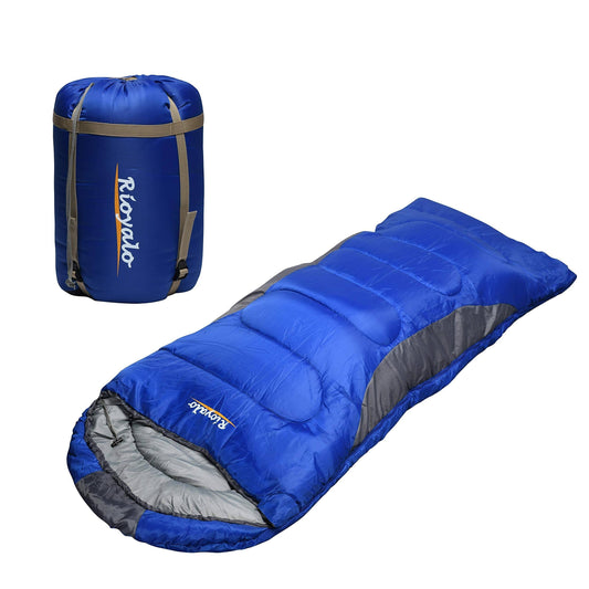 0 Degree Winter Sleeping Bags For Adults Camping (350gsm) -Temp Range (5f – 32f)
