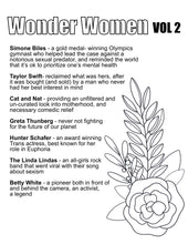 Wonder Women VOLUME 2 - International Womens Day colouring book
